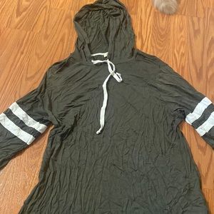 Long sleeve, thin, shirt, hooded